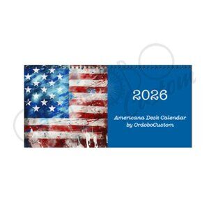 2026 Americana Desk Calendar